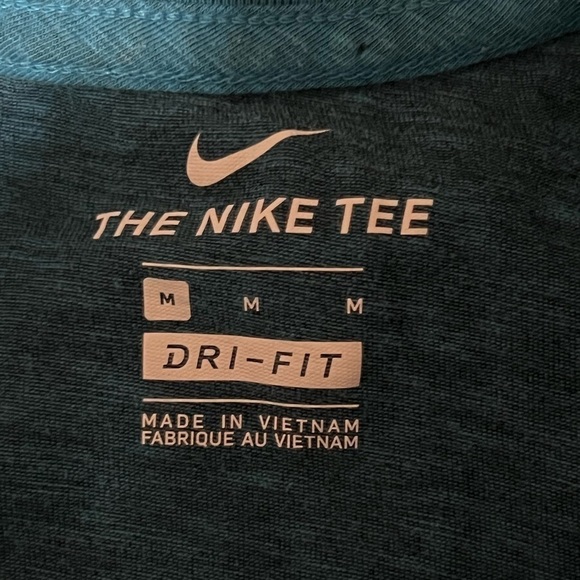 Nike Dri-Fit Mens Long Sleeve Crew Neck T Shirt Size M Blue - Picture 4 of 5